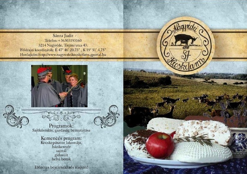 Prospektus: Nagyrédei Kecskefarm kecskesajt